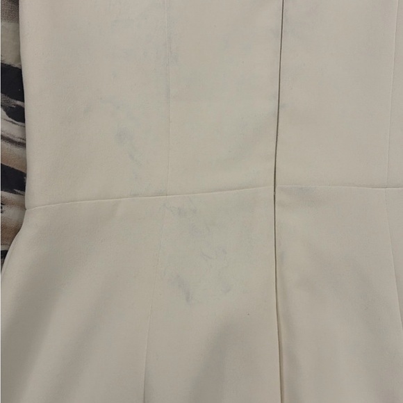 House of CB White Dress with Fringe Accents - Picture 6 of 8